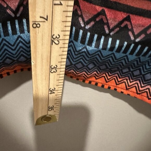 Rock 47 by Wrangler Dress Womens Size Medium Native Aztec Print Festival Western - Picture 7 of 9